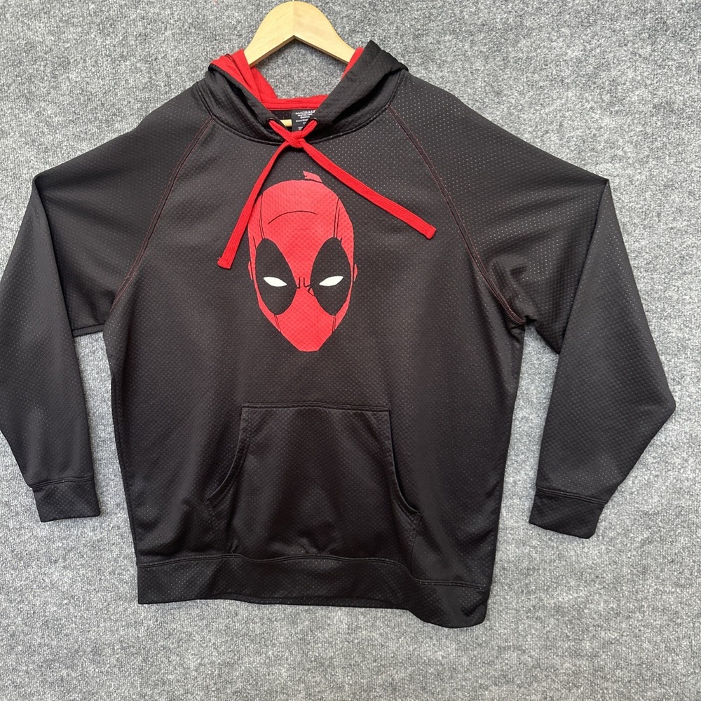 Marvel Men's Sz XL Dead Pool Hoodie Jacket